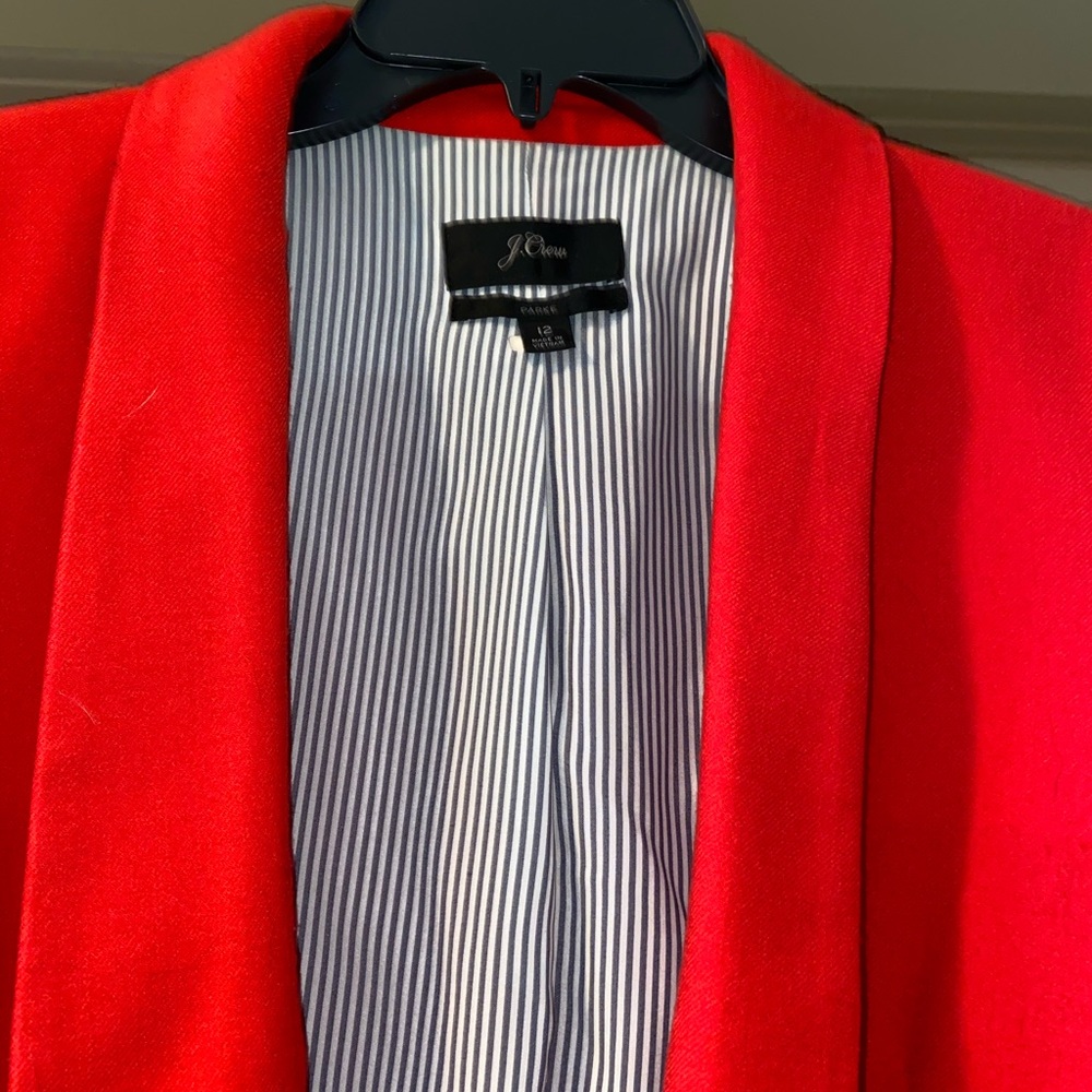 JCrew Parke Blazer, size 12 in red. Good condition